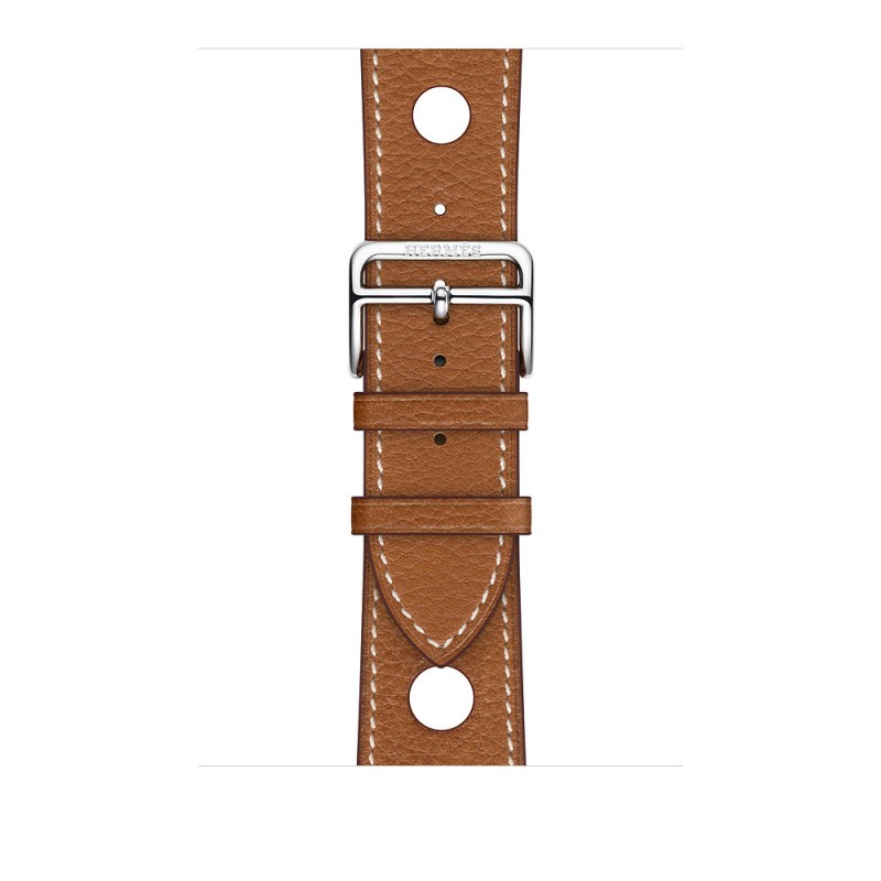 Apple Watch Hermès - 44mm Fauve Grained Barenia Leather Single Tour Rallye Apple Watch Hermès - 44mm Fauve Grained Barenia Leather Single Tour Rallye